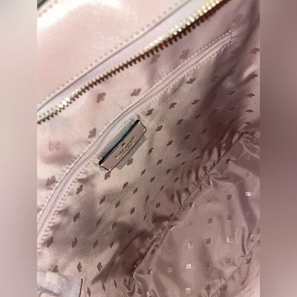 Kate Spade New York Daily Tote Zip Shoulder Bag Toasted Hazelnut Multi Leather - Picture 10 of 11